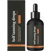 Générique Groches autoabbronzante - olio facciale da 30 ml, liquido nutriente per viso e corporeo, formula leggera con miscela idratante, booster abbronzato per viaggi, spiaggia, uso