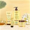 Evoluderm - Cofanetto per la cura dei capelli al Monoï - 1 shampoo 1000 ml + 1 balsamo da 200 ml + 1 maschera per capelli 500 ml + cura lunghezze e punte Monoï 100 ml - Fabbricazione francese