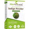 Attar Ayurveda Indigo Powder for Black Hair Damage Repair, Nourishing, Deep Hydration, Ammonia Free, Sulphate Free, Synthetic Color-Free 200gm