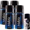 FEI FAN Deodorante Uomo, Profumo D'Intesa, SKYLINE 150ml (4 Spray) + Deodorante Da Viaggio BLACK&WHITE Invisible Original 35ml