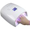 EATAN Nail Lampada LED ricaricabile, senza fili della luce del gel, gel Wireless 48W lampada UV del chiodo Nail Dryer LED che cura la luce del chiodo a Gel Nails con schermo LCD