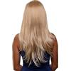WIG ME UP - Toupet- Clip nelle estensione dei capelli 7 pezzi, 3/4 di Parrucca Mix di Biondo Biondo Ramato e Biondo Molto Chiaro 60 cm Lisci H9505-27T88