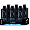 Syoss - Shampoo per capelli sottili o senza volume - Volume - 6 pezzi da 440 ml (2640 ml) - Volume fino a 48 ore senza appesantire - Capelli come appena usciti dal parrucchiere