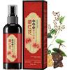 Generisch Saffron Hair Blackening Spray, Saffron Hair Spray, Natural Herbal Formula Turns Gray Hair to Black, Strengthens Roots, Adds Smoothness and Shine (1)