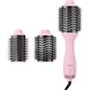 VEVOR Spazzola per Asciugacapelli Ionico, Styler Volumizzatore con Titanio Elettroplaccato, Rivestimento in Ceramica 65/75 mm, Styler e Volumizzatore, Spazzola ad Aria Calda 4 Temperature per Capelli