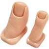 Duvcoywae Manichino Piede con Unghie Finte - Attrezzi realistici in silicone per training,Manichino per dita dei piedi per allenamento nail design | Casa, salone, studio, formazione, esposizione,