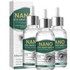 Generico Serum per occhi Nano, Collirio lubrificante, Collirio rigenerante, per il recupero della vista, Allevia l'affaticamento degli occhi per la cura degli (3 pezzo)