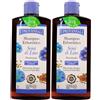 FEI FAN Shampoo Erboristico SEMI DI LINO Illuminante, Per Capelli Tinti e Spenti. Il 98,9% Degli Ingredienti è Naturale o Di Origine Naturale 250ml (2 Flaconi)