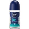 Nivea Men Deodorante a sfera Fresh Ocean 0% (1 x 50 ml), deodorante uomo protezione 48 h, cura uomo senza sale alluminio e sensazione di freschezza.