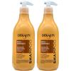 FEI FAN Shampoo RICCI ENERGICI, Shampoo Idratante Per Capelli Ricci e Ondulati. Con Estratti Di Alghe Marine e Curl Memory Tecnology. Con Tappo Dosatore 500ml (2 Flaconi)