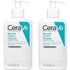 CeraVe Blemish Control Face Cleanser Duo Pack - 2% acido salicilico e niacinamide - Gel detergente quotidiano anti-imperfezioni per pelli grasse e soggette a imperfezioni, 236 ml x 2
