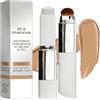 Generico Fondotinta Auto Adattivo - Fondotinta Coreano Auto Adattivo in Stick, 2-in-1 Con Acido Laluronico e Collagene, Copertura Naturale, Anti-Imperfezioni, Waterproof