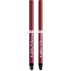 L'Oreal Paris L'Oréal Paris Infaillible Grip Eyeliner Matita Occhi Automatica in Gel Bronze Blaze Bordeaux a Lunga Tenuta 36H Waterproof Tratto Preciso e Definito con Spugnetta Integrata - 2 Matite