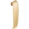 Ser Mulher Coda Capelli Extension di Cavallo Lunga 70 cm - Termofibra Resistente, Effetto Naturale - Peso: 150 g - Facile da Applicare - Coda Finta Capelli Lisci, (Platinum Blonde, Lisci) MARILIA