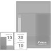 Kokuyo Campus FU-CE755M - Cartella portadocumenti, formato A4, colore: Grigio