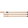 STABILO Set di 3 penne a sfera Pen 68, rosa nudo
