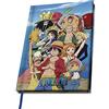 ABYstyle - Taccuino One Piece, formato A5, 180 pagine, a righe, con cappello di paglia