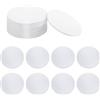 SENRISE NTAG215 - Etichette NFC adesive riscrivibili rotonde da 25 mm, memoria 504 byte, completamente programmabili, compatibili con la maggior parte dei dispositivi abilitati NFC (bianco)