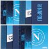 Colourbook SSC Napoli - Confezione 12 Quaderni Grandi a Righe A4, 72 Pagine, Carta 100g, Quadernone Per Scuole Medie,Superiori e Università, Licenza Ufficiale