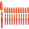 Pelikan Erase 2.0, Penna Roller Cancellabile Ergonomica, Inchiostro Rosso, per Destrimani e Mancini, per la Scuola, Refill Rosso Incluso, Ricaricabile, 12 Pezzi