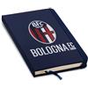 BOLOGNAFC STORE Bologna FC Blocco Notes Ufficiale, A6 10x15 cm, Copertina Rigida con Logo, Design Premium (BLU)