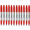 Newell Brands Sharpie - Pennarello indelebile a punta fine, colore: arancione ottico, confezione da 12