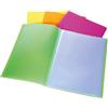 colorosa Portalistino A4 MyDesk x Colorosa - In polipropilene 23,5x31 cm per ufficio, scuola, casa - copertina e 30 buste in plastica (60 buste, Verde Fluo)