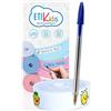 ETIKIDS Nastro per etichettatura dei capi. Etichette + penna per scrivere il nome e contrassegnare i vestiti dei bambini (Frutta)