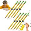 Qosneoun Matita fidget ADHD, matita filettata ADHD con dadi e bulloni per concentrazione, sollievo, ansia, strumento sensoriale silenzioso, antistress, rotante, ideale per scuola, casa, ufficio (8)