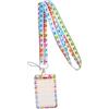 COHEALI Tavola periodica degli elementi porta badge cordino per cellulare chiavetta USB etichetta per fotocamera identificativa portachiavi da appendere al collo fettuccia in poliestere