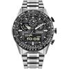 Citizen JV2006-55H Promaster Skyhawk Orologio da uomo in acciaio inox solare grigio argento