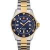 Swiss Alpine Military, 7053.1 - Orologio analogico al quarzo, da uomo, Master-Diver, in acciaio inox
