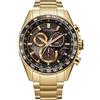 Citizen CB5912-50E - Orologio da uomo con cronografo e cinturino in acciaio inox, colore: oro