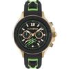 Philipp Plein Plein Sport Warrior Tech Orologio da uomo cronografo analogico al quarzo, IP oro/verde - Ps6ba0424