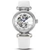 Sea Gull SEA-GULL Orologio da donna con cinturino in pelle impermeabile scheletro meccanico automatico per orologio da donna serie 6002L, 811.11.6002l-w