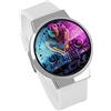 Haonb Orologi Da Polso,Touch Screen LED Orologio DJ Musica Periferica Orologio Elettronico Luminoso Impermeabile Regalo Creativo, Cassa D'Argento Leucorrea