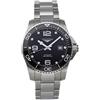 Longines Hydroconquest Orologio meccanico da uomo con quadrante nero L3.781.4.56.6 (certificato di preuso), argento sportivo, argento, Sport