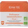 Kusmi Tea - Rituale di difesa immunitaria - Tè verde, Maté biologico arricchito con vitamina C - Acerola, aroma naturale di arancia e frutta tropicale - Confezione da 100 g