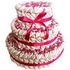 CHANCE KIT TORTA DI MARSHMALLOW TRECCE BIANCO ROSA FAI DA TE