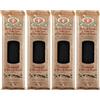 Generico Rustichella d'Abruzzo Tonnarelli al Nero di Seppia - Box da 4 Pacchi - Pasta Artigianale Trafilata al Bronzo - Grano Duro 100% Italiano - Perfetta per Ricette di Mare - 4x500g