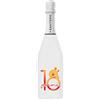 BRANDGIFT.IT Bottiglia Personalizzata Compleanno Santero 958 Spumante Extra Dry Perlage Floreale Bottiglie Personalizzate Anni Compiuti Ottimo Regalo Per Brindisi Originali (ARANCIONE, 18 ANNI)