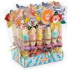 Zeus Party SPIEDINO MARSHMALLOW COLORI ASSORTITI il box è composto da 30 Pz Incartati Singolarmente, Made in Italy, Idee Regalo per Compleanni e Feste (BOX INTERO 30 PZ)