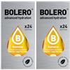 Generico SET 48 BOLERO DA 3 GRAMMI Banana Preparato istantaneo polvere solubile in bustine Sticks per Bevande con Stevia e Vitamina C e Senza Zucchero ideale per fitness e diete