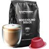 La Capsuleria NOCCIOLINO, goloso (80 Capsule) compatibili con Bialetti (anche con modello Gioia e macchine con chip), 8 Pack Salva Aroma da 10 Capsule, gusto alla nocciola, cremoso e senza glutine (La Capsuleria)
