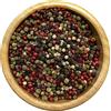 Natsabe Biokyma - MIX 4 PEPI - 100 gr - Miscela di 4 Pepi in Grani: Pepe Bianco, Pepe Nero, Pepe Rosa, Pepe Verde - Uso culinario per carni, pasta, aromatizzazione oli