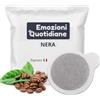 Emozioni Quotidiane | Caffè Espresso in Cialde ESE 44mm | 4 Miscele: NERA, CLASSICA, SOAVE, DEK | Gusto Intenso o Delicato | Made in Italy | Artiginali (150 CIALDE, MISCELA NERA)