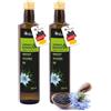 mituso olio di cumino nero mituso, puro al 100% e pressato a freddo, 1 confezione (2 x 500 ml)
