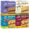 Generico Galbusera Mix BelleBuone Fette Spesse Mirtilli Rossi, Cioccolato, Semi di Papavero e Fichi 200g [4 Confezioni]