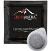 CUORE NERO CAFFE Crema Nera - 150 Cialde Caffè ESE 44MM Filtro Carta, Miscela Forte e Cremosa, Espresso Napoletano, Cialde Da 7,5G, 1.1KG (CremaNera, 150 Cialde Caffè)