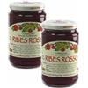 Agritur - Confettura Extra Biologica di Ribes Rosso Classic Bio, 60% Frutta, con Zucchero di Canna e Pectina, Naturale e Gustosa, Ideale per Colazione, Dolci e Yogurt, Pack 2×330 g